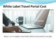 White Label Travel Portal Cost