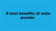 8 best benefits of amla powder