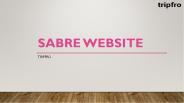 Sabre Website