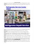 Refrigerator Service Center Jaipur PowerPoint PPT Presentation