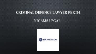 Take assistance of criminal defence lawyer to deal with criminal charges efficiently