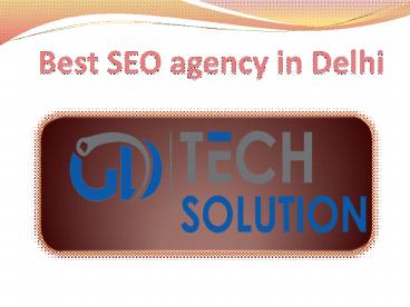 Best SEO agency in Delhi