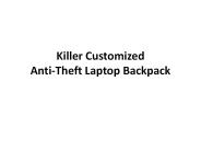 Killer Anti-Theft Laptop Backpack