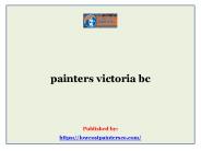 painters victoria bc