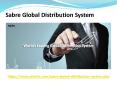 Sabre Global Distribution System PowerPoint PPT Presentation