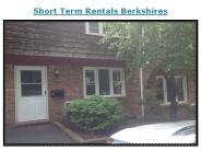 Short Term Rentals Berkshires