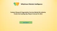 Contract Research Organization Services Market