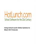 Using School Lunch Online Systems to Meet CDC Protocols PowerPoint PPT Presentation