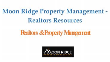 Realtors Resources - Moon Ridge Property Management