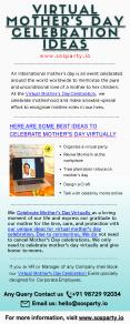 Virtual mother's day celebration ideas PowerPoint PPT Presentation
