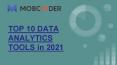 Top 10 Data analytics tools to look for in 2021 PowerPoint PPT Presentation