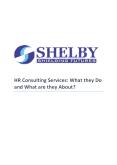 HR Consulting Services: What they Do and What are they About? PowerPoint PPT Presentation