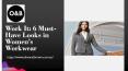 Work It: 6 Must-Have Looks in Women’s Workwear | Olive & Brown PowerPoint PPT Presentation