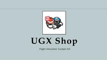 Home Flight Simulator Cockpit Kit