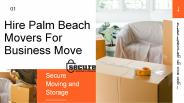 Hire Palm Beach Movers For Business Move