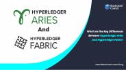 What distinguishes Hyperledger Fabric from Hyperledger Aries?