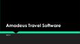 Amadeus Travel Software PowerPoint PPT Presentation