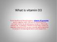 Best brand of vitamin D3 PowerPoint PPT Presentation