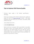 Tips to Improve CNC Plasma Quality PowerPoint PPT Presentation