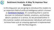 Sentiment Analysis: A Way To Improve Your Business