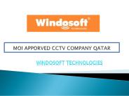 MOI APPORVED CCTV COMPANY QATAR