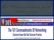 The 101 Commandments of Networking