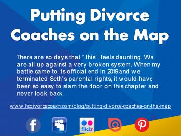 Putting Divorce Coaches on the Map