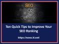 Ten Quick Tips to Improve Your SEO Ranking PowerPoint PPT Presentation