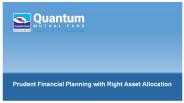 Asset allocation is not mere diversification.
