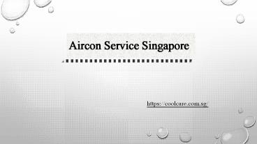 Aircon Service Singapore