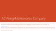 ac fixing company | ac maintenance in abu dhabi PowerPoint PPT Presentation