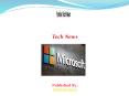 Tech News PowerPoint PPT Presentation