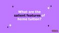 What are the salient features of home tuition? PowerPoint PPT Presentation