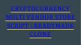 CRYPTOCURRENCY MULTI VENDOR STORE SCRIPT - READYMADE CLONE (1) PowerPoint PPT Presentation
