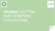 Organic Baby Rompers Collections