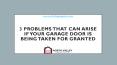 3 Problems That Can Arise if Your Garage Door is Being Taken for Granted PowerPoint PPT Presentation