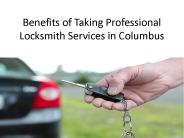 Benefits of Taking Locksmith Services in Columbus