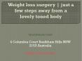 Weight loss surgery | just a few steps away from a lovely toned body PowerPoint PPT Presentation
