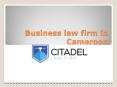 Business law firm in Cameroon PowerPoint PPT Presentation