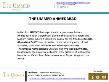 Best Place to Stay in Ahmedabad