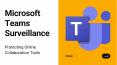 Microsoft Teams Surveillance: Protecting Online Collaboration Tools PowerPoint PPT Presentation