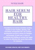 Hair Serum for Healthy Hair By Nuele