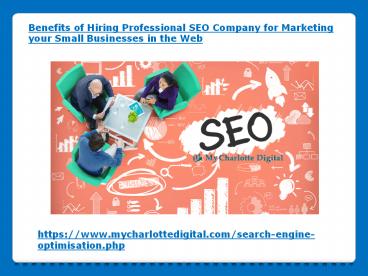 Benefits of Hiring Professional SEO Company for Marketing your Small Businesses