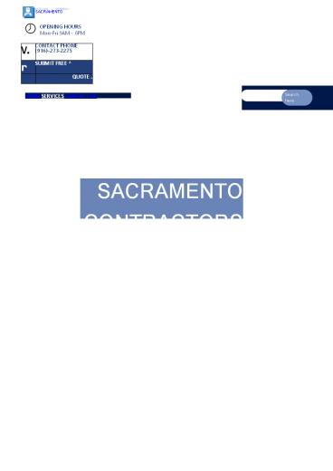 Sacramento contractors