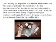 Reasons Why Makeup Turns Ashy