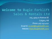 Bugle Forklift - Golf Carts Calgary