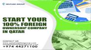 START 100% FOREIGN OWNERSHIP COMPANY IN QATAR
