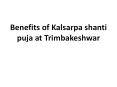 Benefits of Kalsarpa shanti puja at Trimbakeshwar PowerPoint PPT Presentation