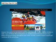 Best Places To Visit In India For Adventurous