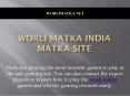 safe worli matka nice site PowerPoint PPT Presentation